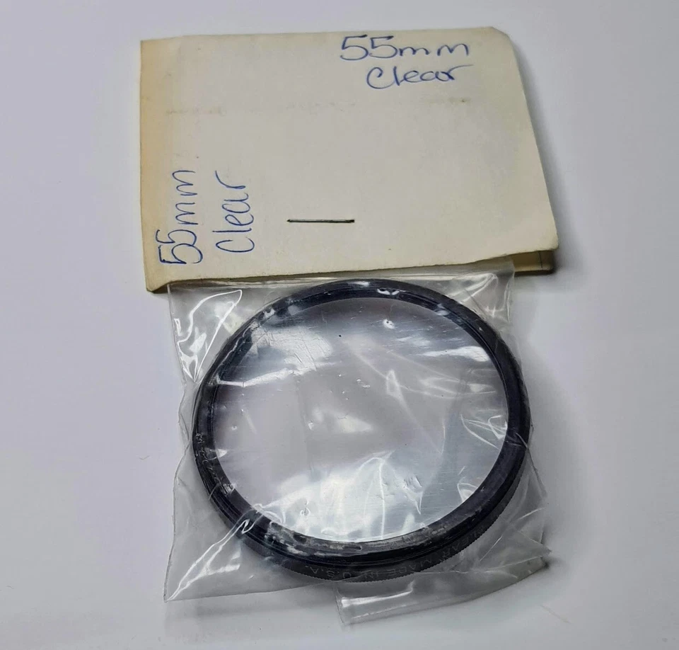 Genuine 55mm Tiffen Clear Glass Lens Protection Safety Filter  55 mm USA - Image 2 of 4