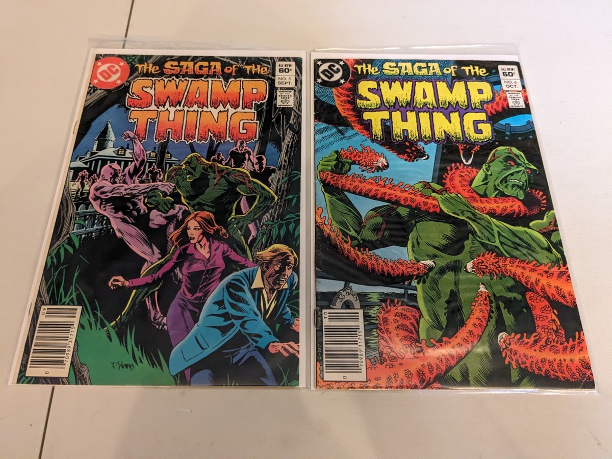 アメコミ　Swamp Thing 5冊セット Saga of The Swamp Thing #5 & 6 1982 DC Comics (U8) | eBay