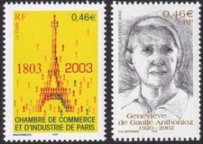 France  Timbre  neuf**   N° 3544-3545  /  2003