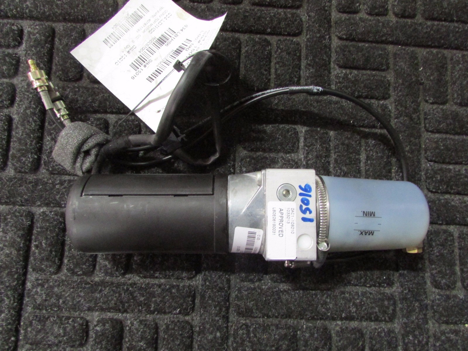 Lamborghini Gallardo Spyder, Convertible Top Hydraulic Pump, P/N 407871791