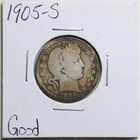 1905-S 25C Barber Liberty Head Quarter Dollar in Good Condition #3610
