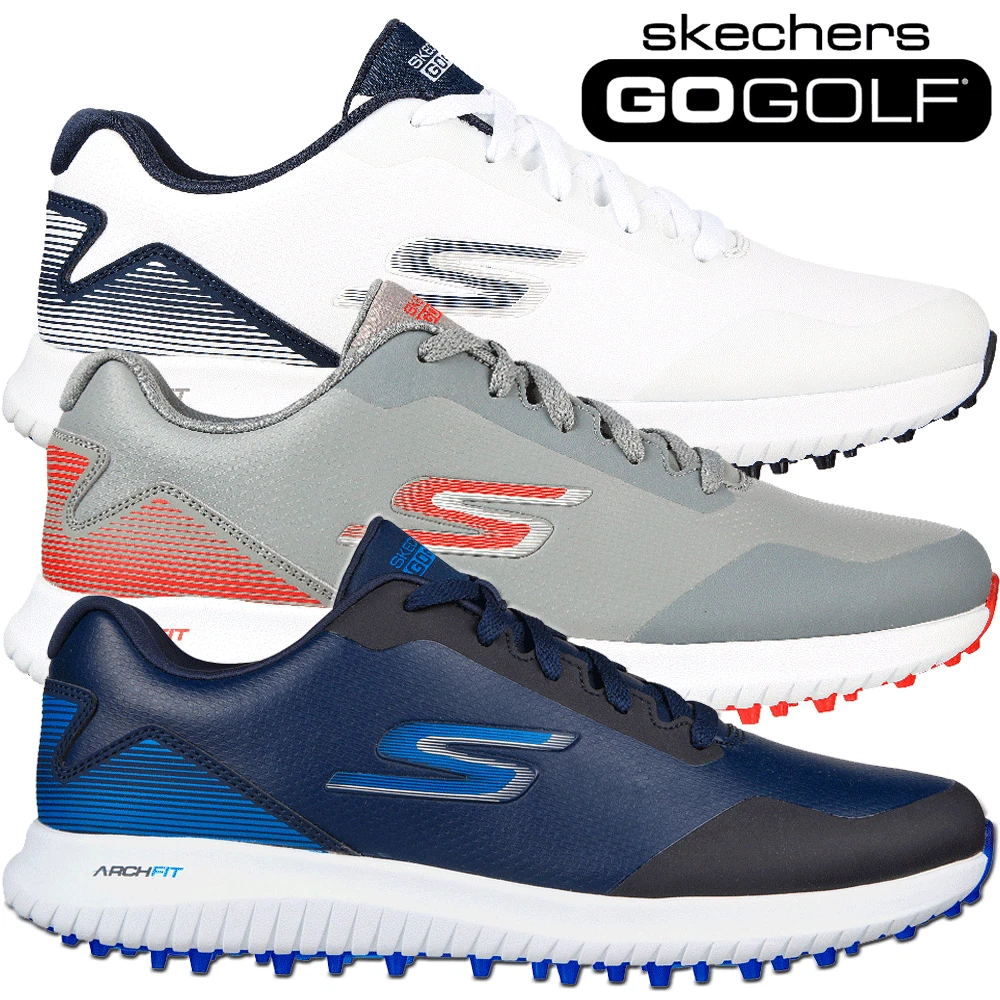 håber ribben gullig SKECHERS GO GOLF MAX 2 MENS H2GO® WATERPROOF ArchFit® GOLF SHOES -NEW 2023  MODEL | eBay