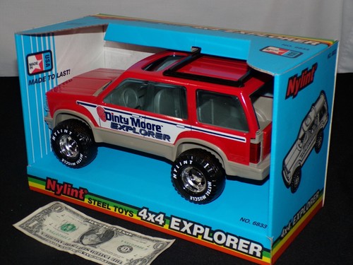 Vtg 1992 Nylint Steel Toys 4x4 DINTY MOORE Explorer Truck New In Box No 6833 - Picture 2 of 5