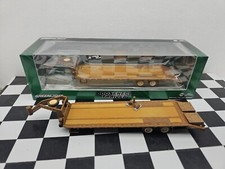 1:64 GreenLight gooseneck Flat Bed trailer hitch tow truck ford chevy Weathered