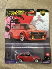 2024 HOT WHEELS PREMIUM  73 HONDA CIVIC CUSTOM JAPANESE HISTORICS 4 CAR CULTURE