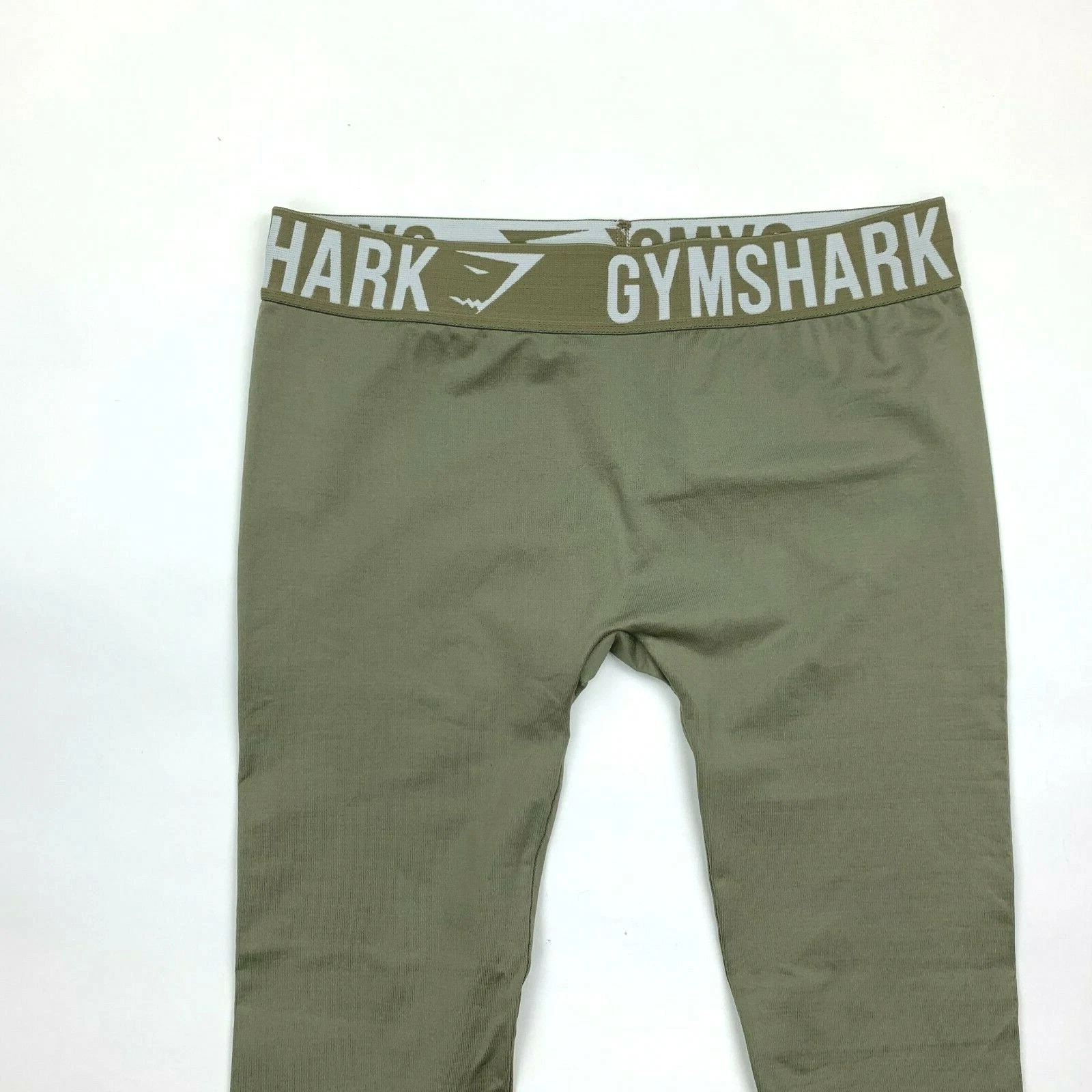 gymshark fit seamless cropped spell out elastic waist leggings