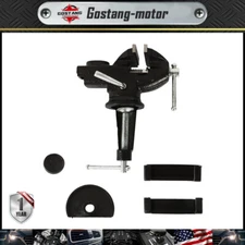 New 70mm HD 360º Swivel Portable Table Bench Vice Clamp Mini Vise Anvil