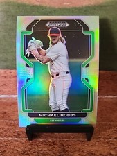 2022 Prizm Draft Picks Baseball Base Silver #PDP220 Michael Hobbs