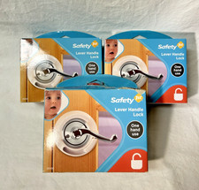 Lot Of 3 Safety 1st Door Lever Handle Lock 48400 Child Resistant Baby Proof NEW
