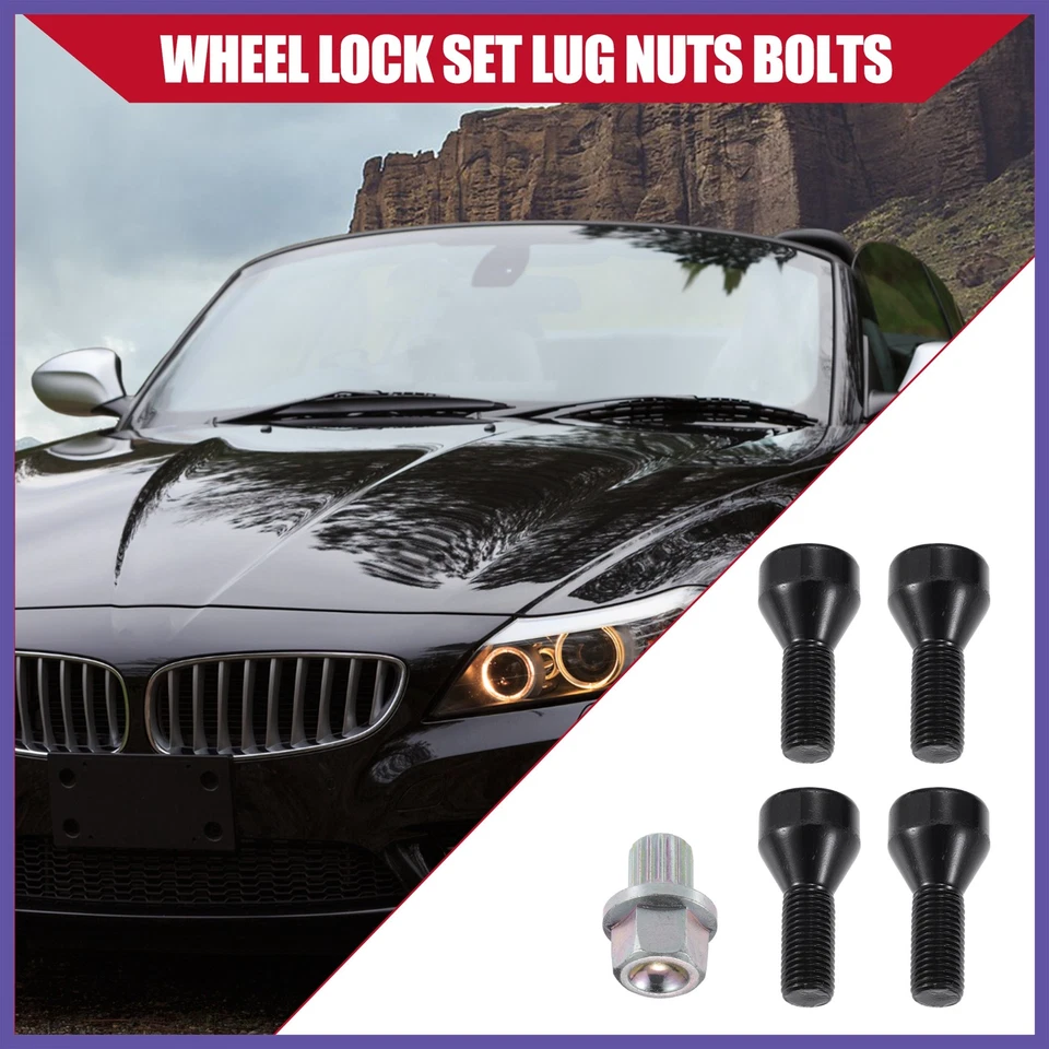 1 Juego Nº36136786419 Juego de tuercas de bloqueo de rueda para BMW Z4 328i 330i Foto 3 de 4