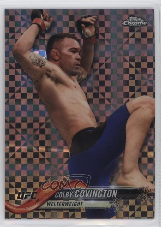 2018 Topps Chrome UFC X-Fractor Colby Covington #40 14cr