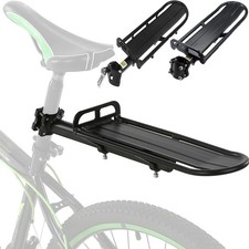 Bike Rear Rack Mount Adjustable Bicycle Luggage Cargo Bag Rack Carrier Bracket