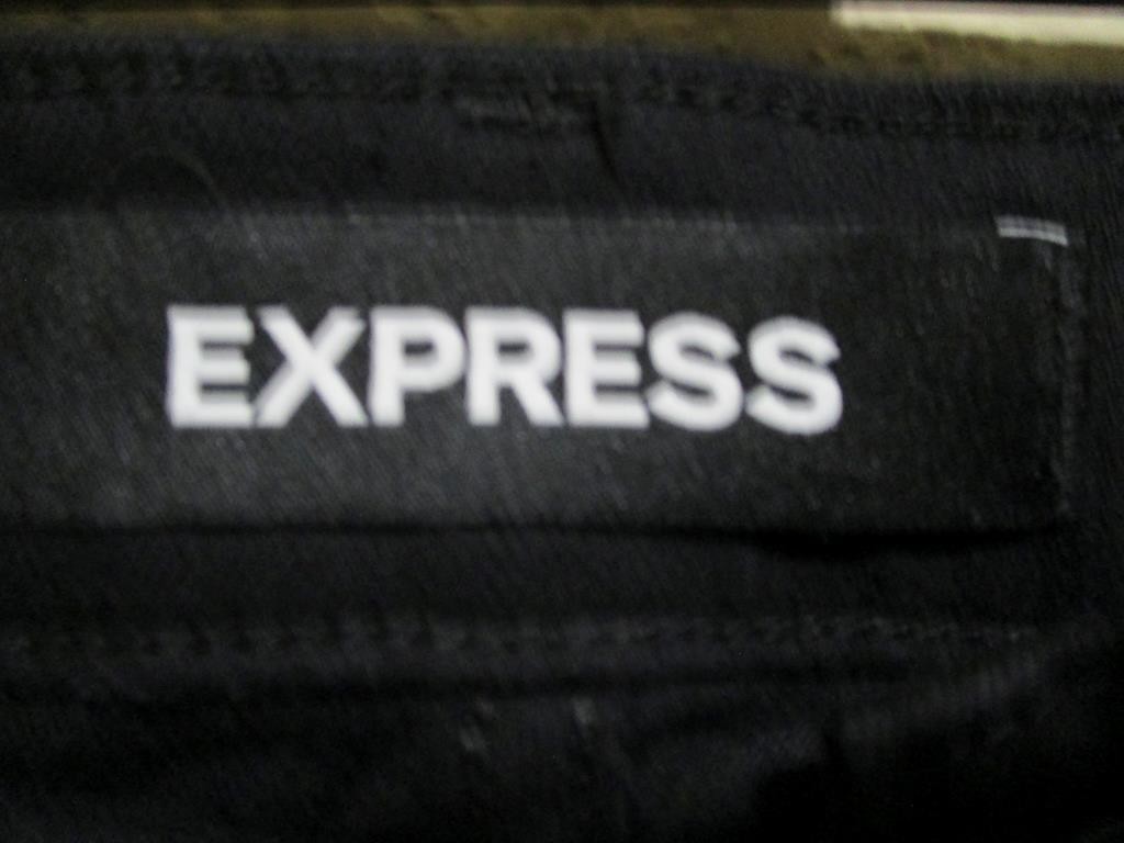 Express Women's Size 6Long Solid Black Jeggings w… - image 3