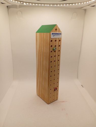 Holz Bienenhotel Insekten Bienennest Käferhaus Wildbienenhaus Bienenhaus Loch Baumbehang