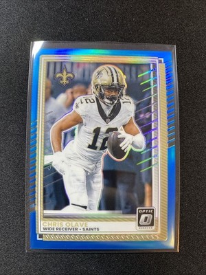 2025 Panini Donruss Optic - Chris Olave #73 Neon Blue Prizm /399