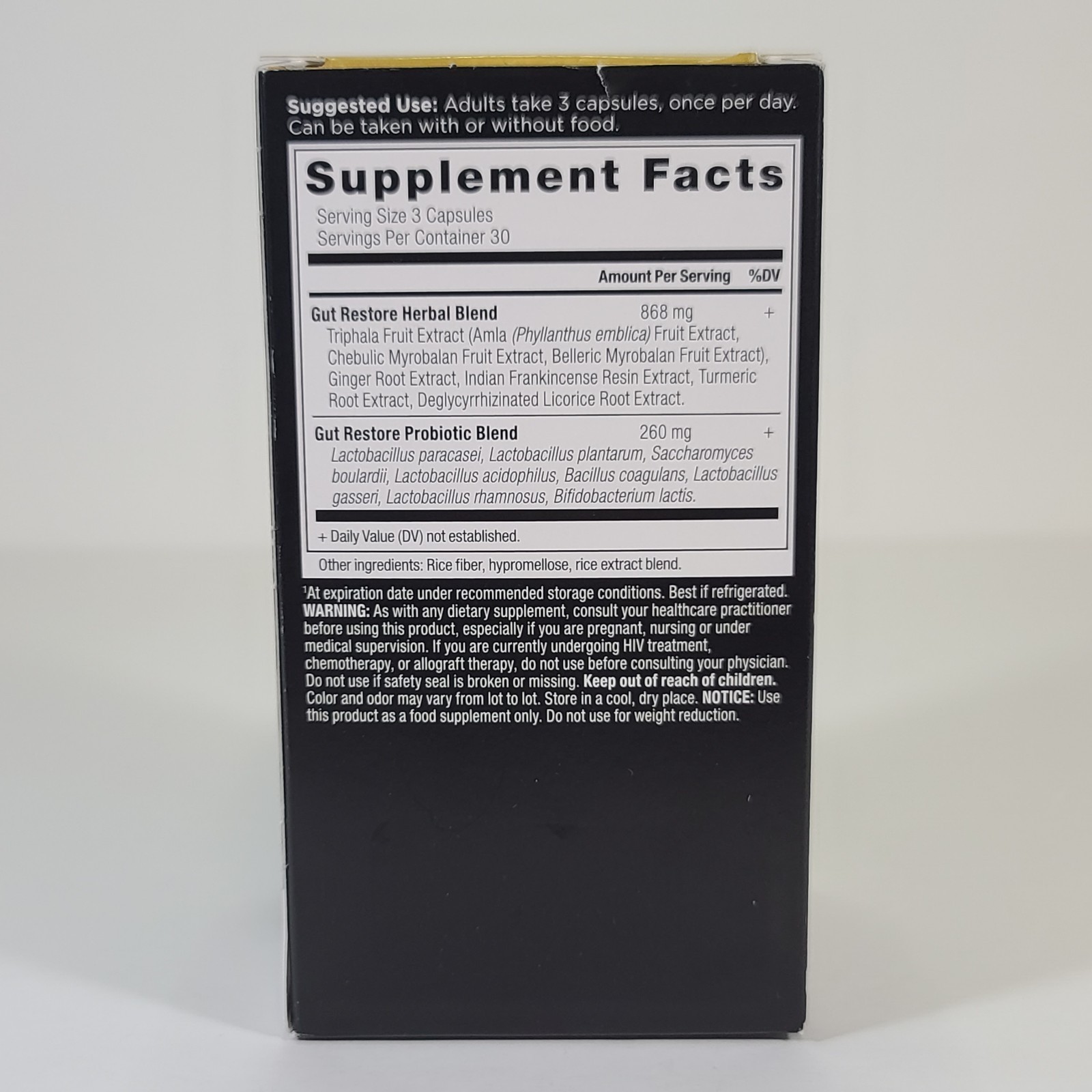 Ancient Nutrition Probiotics Gut Restore Digestive 90 Capsules EXP 04/2026