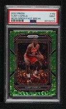2022-23 Panini Prizm Fast Break Neon Green 1/5 Clint Capela #162 PSA 9 MINT 3hd