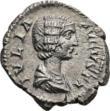ROM Kaiserzeit, Julia Domna 217, Frau des Septimius Severus, Denar