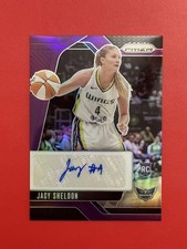 2024 Prizm WNBA Jacy Sheldon Signatures Purple /49 AUTO RC Dallas Wings Auto