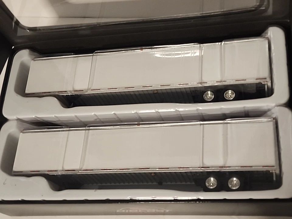 Tonkin реплики 1:50 трейлер грузовой белый двойной пакет трейлер реплики - Изображение 2 из 4