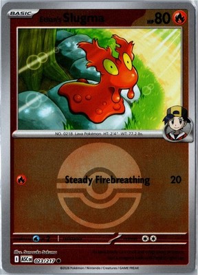 Ethan's Slugma (Poke Ball) Ascended Heroes 023/217 Reverse Holo NM