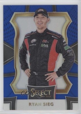 2017 Panini Select Grandstand Blue Prizm 32/199 Ryan Sieg #72 Rookie RC no9