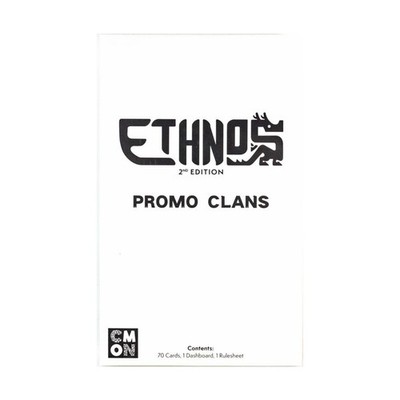 CMON Boardgame Ethnos Promo Clans (2nd Ed) SW (VG+/New)