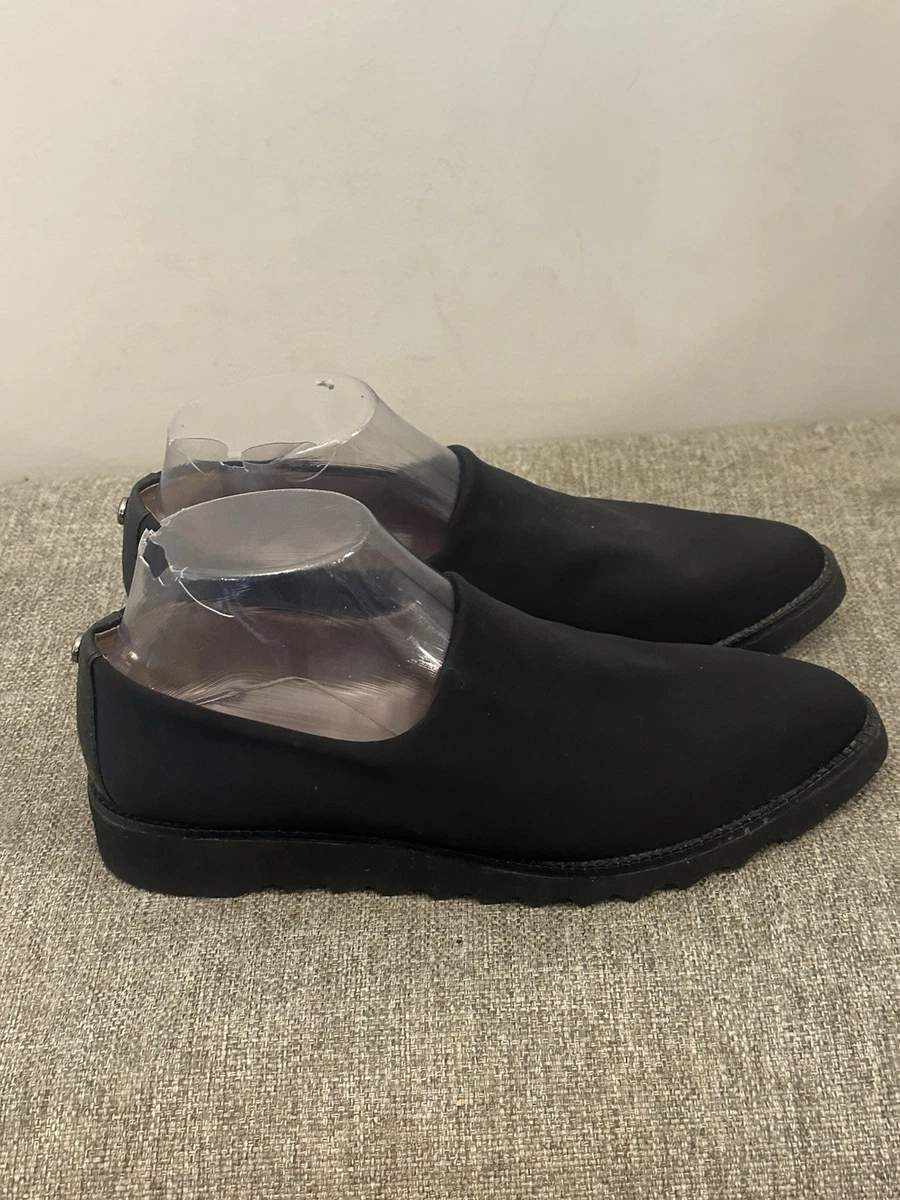 Donald J. Pliner Black Textured Leather SlipOn Shoes Size 11 REX at Donald Pliner main image 2