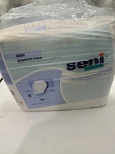 Seni Unisex Booster Pad Breathable 25" L S-NO30-PB1 30 Ct
