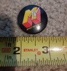 VTG Original 1980's MTV Music Television Pinback Button Pop Culture Retro Badge — photo 3