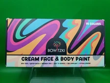 Bowitzki 14 Colors Cream Face & Body Paint Water Based Non Toxic Paraben Free