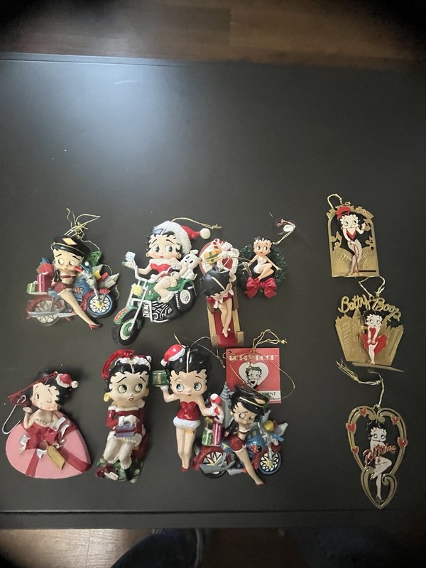 Lot Of Betty Boop Ornaments 