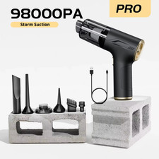 98000PA Kabelloser Autostaubsauger Handstaubsauger Kabellos Mini Auto Staubsauger USB UK