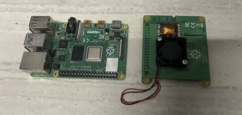 Raspberry Pi 4 Model B 4GB Motherboard + POE Hat