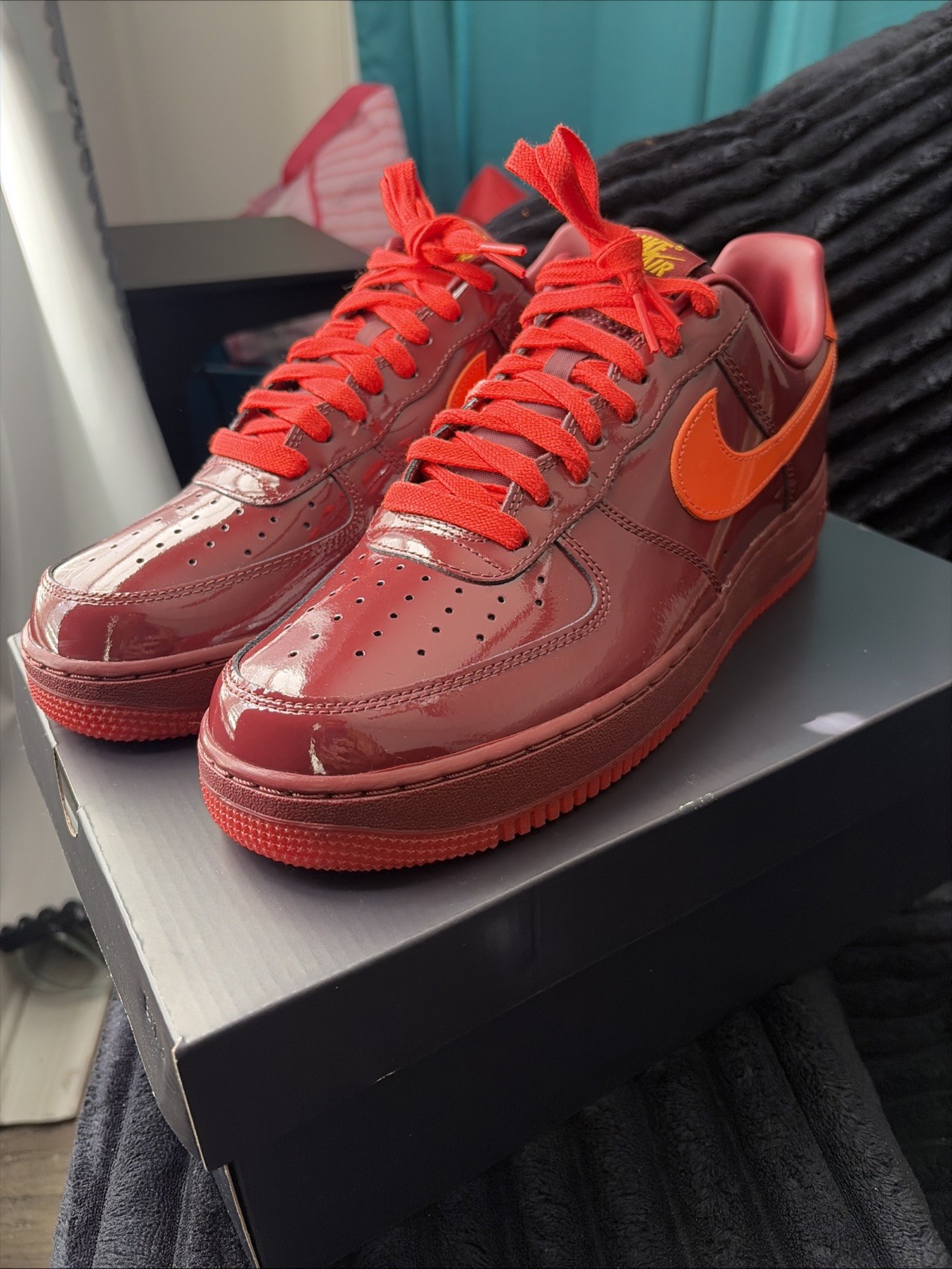 Size 10.5 - Nike Air Force 1 Low Patent Leather