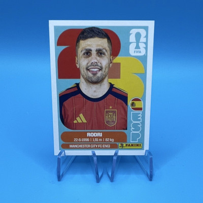 Panini FIFA World Cup 2026 Sticker ESP 10 Rodri Spain Player Portrait