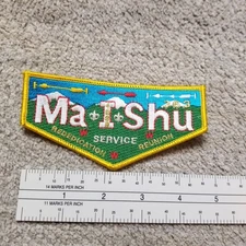 Lodge 363 Ma I Shu Service WWW Patch Order Of The Arrow OA c