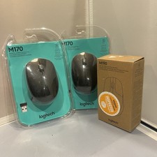 Lot of 3 Working Logitech M170 And M190 Computer Wireless Mouse Set Ret 49