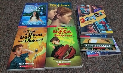 Lot of 8 children books by Tod Strasser KIDNAP KIDS, CON-FIDENCE, THE DIVING++
