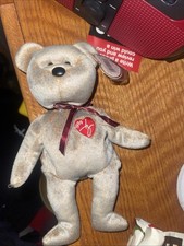 Lite Brown 1999 TY Bear Beanie Baby Plush Stuffed Animal Toy with Tag Retired