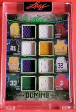 Kobe Bryant JERSEY CARD #6/8 Lebron James LARRY BIRD Shaq Wilt TIM DUNCAN Malone