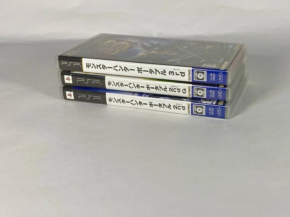 PSP Monster Hunter Portable 2nd 2nd G 3rd set Japan PlayStation Portable Game JP - Image 3 of 4