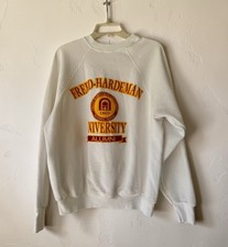 Vtg 80s Freed Hardeman University Sweatshirt Sz L Made in USA Prep EUC