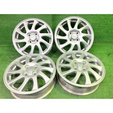 Used Daihatsu genuine 15-inch alloy wheels set of 4 4-hole PCD 100 4.5J +45 JDM