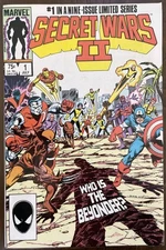 Secret Wars II #1 (of 9) Direct Edition 1985 Marvel Comics F/VF Sleeve Board