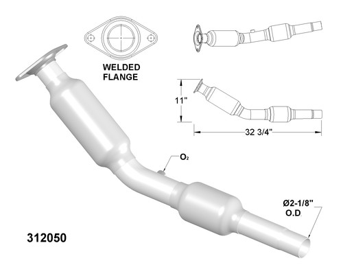 ALL STAR EXHAUST Front Catalytic Converter For 2003-2008 Pontiac Vibe 1.8L 4CYL - Direct Fit EPA