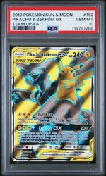 Pikachu & Zekrom GX 162/181 Full Art Ultra Rare Team Up