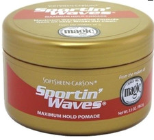 Softsheen-Carson Sportin Waves Maximum Hold Pomade 3.5 oz NEW