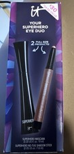 It Your Superhero Eye Duo Mascara Shadow Stick 2pc Full Size Set NEW