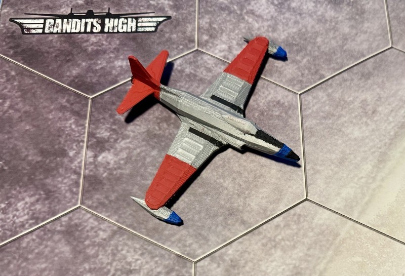 Axis & Allies - Bandits High - Custom Plane: P80 Shooting Star - America